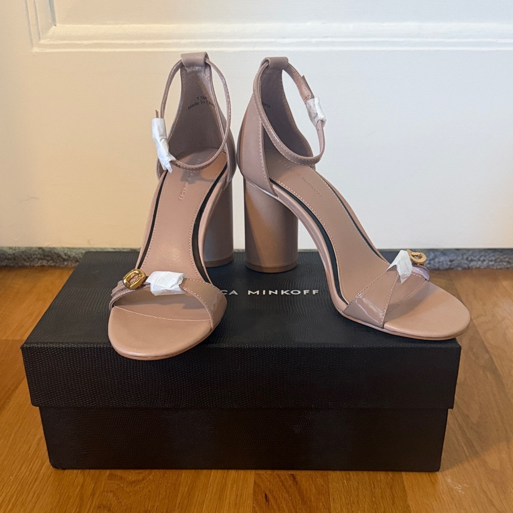 Rebecca Minkoff Ankle Strap Sandal Sz 7.5 NIB. $125. Originally $198